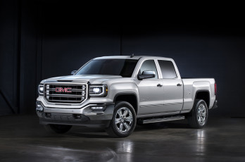 обоя автомобили, gm-gmc, 2016г, cab, crew, 1500, slt, sierra, gmc