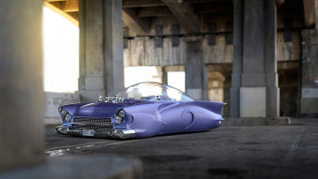 Картинка автомобили ford 1955 beatnik-bubbletop custom