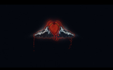 Картинка 3д графика romance сердечко кровь