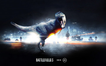Картинка battlefield видео игры динозавр