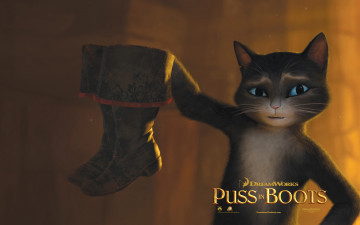 Картинка puss in boots мультфильмы кот в сапогах