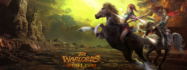 Обои картинки фото видео, игры, the, warlords, кони, девушка