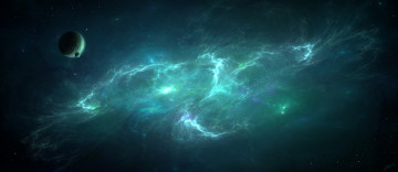 Картинка космос арт туманноссти галактики вселенная