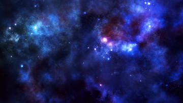 Картинка космос арт туманность звезды