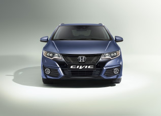 обоя автомобили, honda, 2014г, tourer, civic