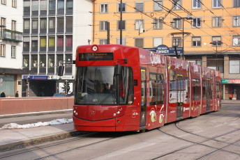 Картинка техника трамваи город трамвай рельсы улица
