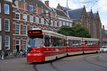 Картинка техника трамваи трамвай рельсы город улица