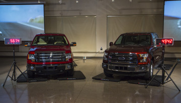 Картинка 2015+ford+f-150 автомобили ford форд красный