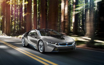 Картинка bmw+i8+concours+d’elegance+edition автомобили bmw серый германия бмв