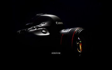 Картинка бренды canon черный фон фотоаппарат 2l ef 50mm f1 объектив