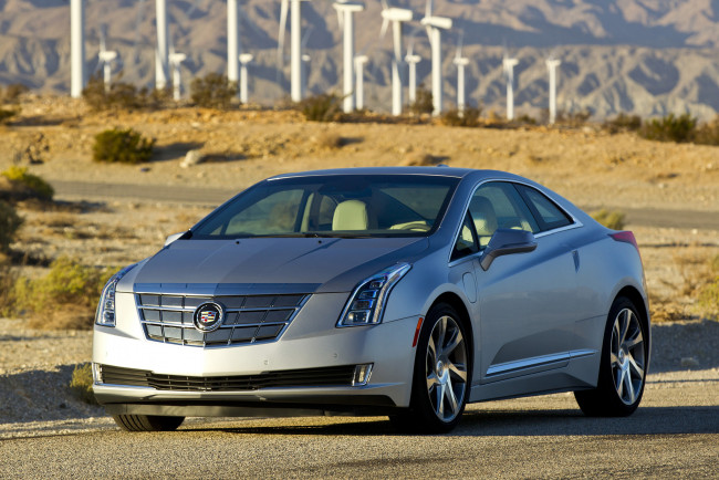 Обои картинки фото 2014 cadillac elr, автомобили, cadillac, серый, кадиллак