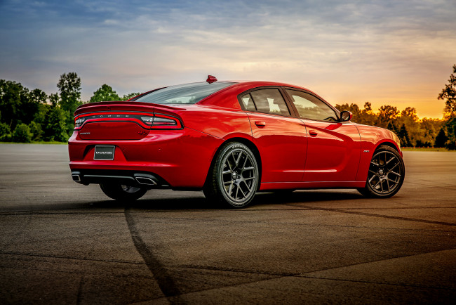 Обои картинки фото 2015 dodge charger rt, автомобили, dodge, додж, красный