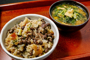 Картинка еда вторые+блюда рис фасоль суп