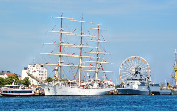 обоя 25,  hanse sail 2015 in rostock, корабли, парусники, регата