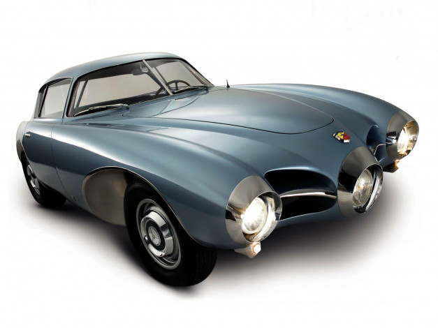 Обои картинки фото abarth 1500 coupe biposto concept 1952, автомобили, 3д, 1952, concept, biposto, coupe, 1500, abarth