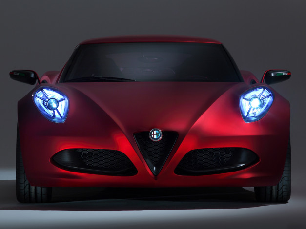 Обои картинки фото alfa romeo 4c 970 concept 2011, автомобили, alfa romeo, 4c, 2011, concept, 970, alfa, romeo