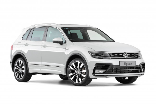 Обои картинки фото автомобили, volkswagen, 2016г, r-line, tiguan, au-spec