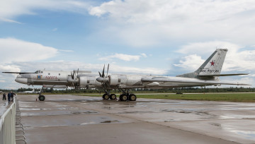 Картинка tupolev+tu-95ms авиация боевые+самолёты бомбардировщик