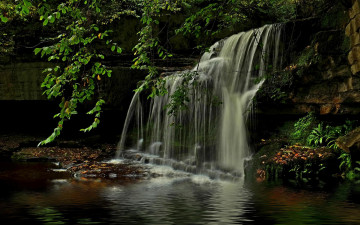 Картинка природа водопады камни водоём скалы водопад