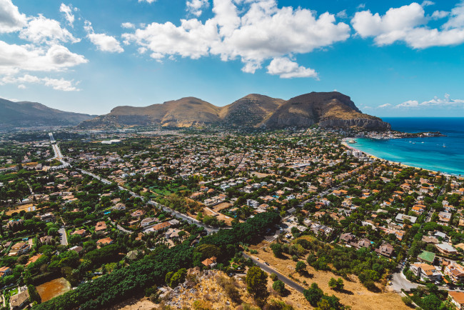 Обои картинки фото mondello, города, - панорамы, простор