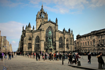 Картинка города эдинбург+ шотландия собор