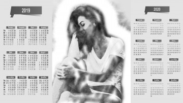 Картинка календари компьютерный+дизайн девушка