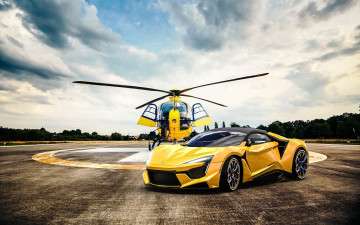 обоя 2018 fenyr supersport, автомобили, fenyr, w, motors, арабские, автомобиль, 2018, вертолет, суперкар, желтый