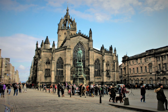 Обои картинки фото города, эдинбург , шотландия, собор
