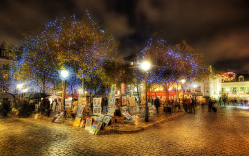 Картинка montmartre in paris города париж франция