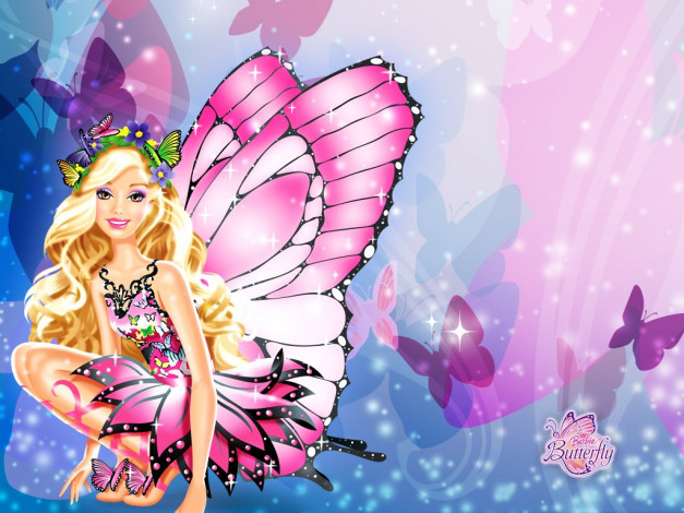 Обои картинки фото мультфильмы, barbie