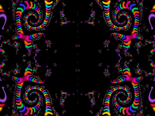 Обои картинки фото 3д, графика, fractal, фракталы, узор, тёмный