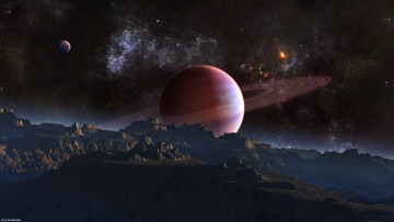 Картинка 3д графика atmosphere mood атмосфера настроения звезды планеты вселенная