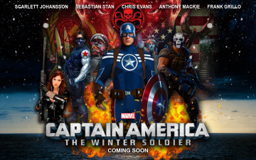 Картинка captain america the winter soldier кино фильмы первый мститель другая война