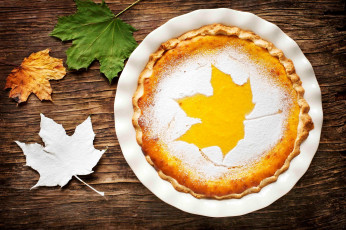 Картинка еда пироги листья пирог выпечка десерт осень