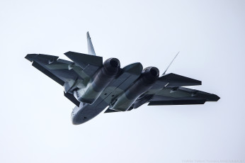 Картинка авиация боевые+самолёты небо пак фа т-50 владислав перминов истребитель самолет многоцелевой