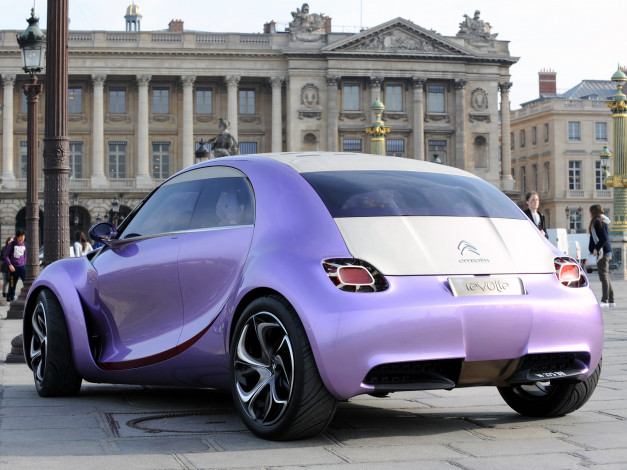 Обои картинки фото citroen revolte concept 2009, автомобили, выставки и уличные фото, citroen, revolte, concept, 2009