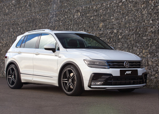 Обои картинки фото автомобили, volkswagen, tiguan, 2016г, abt