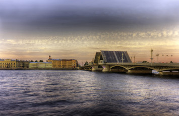 Картинка vasilievsky+islands +english+embankment +st +petersburg города санкт-петербург +петергоф+ россия река мост