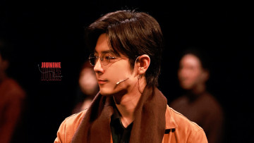 обоя мужчины, xiao zhan, актер, лицо, очки