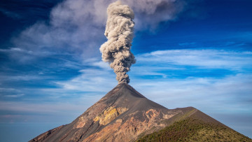 Картинка volcan+fuego guatemala природа стихия volcan fuego
