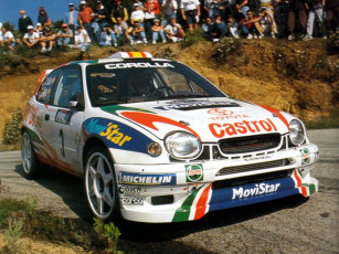 обоя toyota, corolla, wrc, автомобили