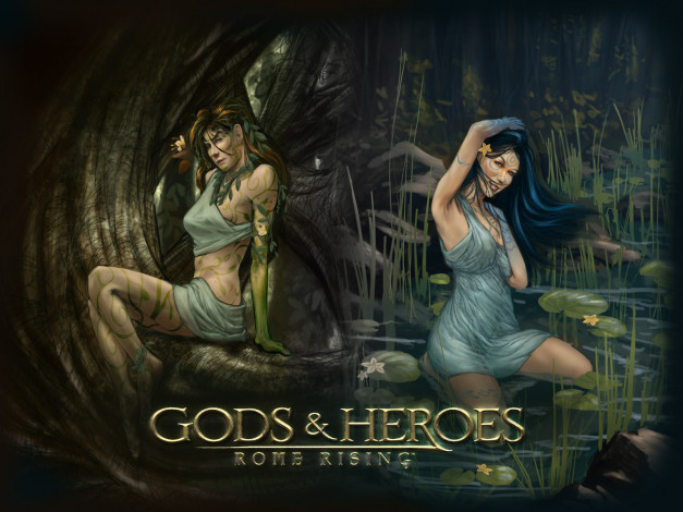 Обои картинки фото gods, heroes, rome, rising, видео, игры