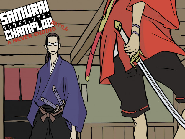 Обои картинки фото аниме, samurai, champloo