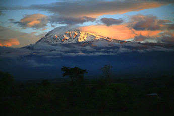 Картинка килиманджаро природа горы облака