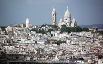 Картинка города париж франция собор дома