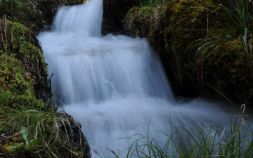 Картинка природа водопады камни поток вода