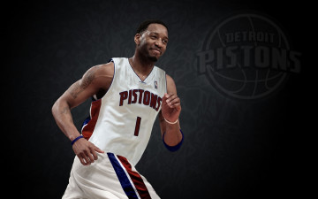 Картинка спорт nba тату баскетбол игрок фон detroit-pistons tracy mcgrady