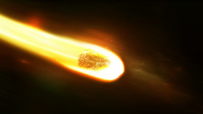 Обои картинки фото космос, кометы, метеориты, комета