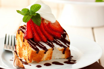 Картинка еда -+торт +и+только chocolate крем food торт десерт dessert strawberries мята cake пирожное mint сладкое шоколад клубника ягоды