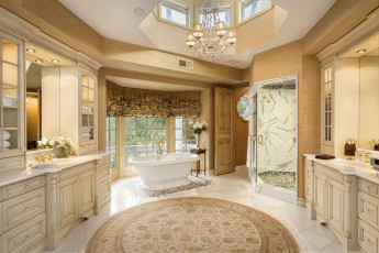 Картинка интерьер ванная+и+туалетная+комнаты ванна элегантность красота